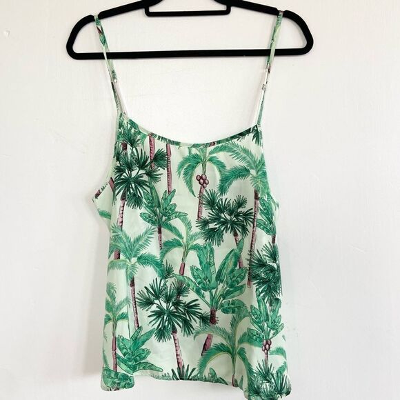 Nordstrom Shady Lady Tropics Satin Tank Size XXL NWT - Picture 4 of 10